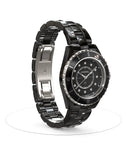Chanel J12 Quartz Diamonds Black Dial Black Steel Strap Watch for Women - J12 H5701
