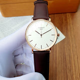 Tissot T Classic Everytime White Dial Brown Leather Strap Watch for Men - T109.610.36.031.00