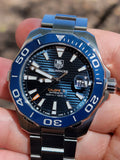 Tag Heuer Aquaracer Blue Dial Watch for Men - WAY211C.BA0928