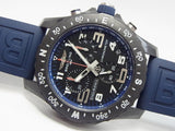 Breitling Endurance Pro University Black Dial Blue Rubber Strap Watch for Men - X823101C1B1S1