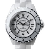 Chanel J12 Quartz White Dial White Steel Strap Watch for Women - J12 H5698