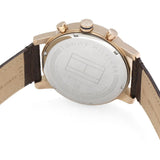 Tommy Hilfiger Kane Brown Dial Brown Leather Strap Watch for Men - 1710400