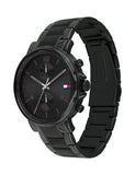 Tommy Hilfiger Daniel Black Dial Black Steel Strap Watch for Men - 1710414