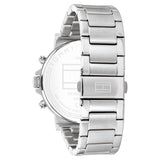 Tommy Hilfiger Tyson Chronograph Grey Dial Silver Steel Strap Watch For Men - 1710604