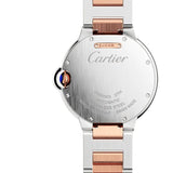 Cartier Ballon Bleu De Cartier Silver Dial Two Tone Steel Strap Watch for Women - W2BB0033