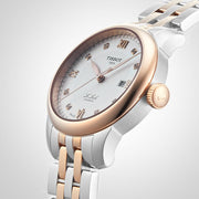 Tissot Le Locle Lady Automatic Diamonds Silver Dial Two Tone Steel Strap Watch For Women - T006.207.22.036.00