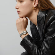 Gucci G Timeless Quartz Silver Dial Two Tone Steel Strap Watch for Women - YA1265063