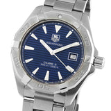 Jam Tangan Pria Tag Heuer Aquaracer Automatic Blue Dial Silver Steel Strap - WAY2112.BA0928
