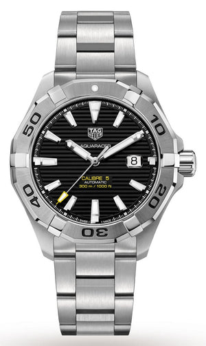 Tag Heuer Aquaracer Black Dial Watch for Men - WAY2010.BA0927