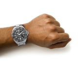 Tag Heuer Formula 1 Kaliber 5 Kronograf Antrasit Dial Jam Tangan Tali Baja Perak untuk Pria - WAZ2011.BA0842