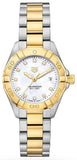 Tag Heuer Aquaracer Quartz Diamonds Mother of Pearl Dial Two Tone Steel Strap Watch for Men - WBD1422.BB0321