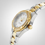 Tag Heuer Aquaracer Quartz Diamonds Mother of Pearl Dial Two Tone Steel Strap Watch for Women - WBD1423.BB0321