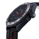 Tag Heuer Formula 1 Senna Special Edition Black Dial Two Tone Rubber Strap Watch for Men - WAZ1014.FT8027