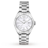 Tag Heuer Formula 1 Quartz Mother of Pearl White Dial Silver Steel Strap Watch for Women - WBJ1418.BA0664