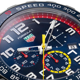 Tag Heuer Formula 1 Red Bull Racing Chronograph Blue Dial Blue Rubber Strap Watch for Men - CAZ101AL.FT8052