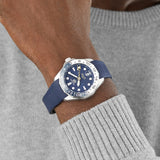 Tag Heuer Aquaracer Professional 300 GMT Automatic Blue Dial Blue Rubber Strap Watch for Men - WBP2010.FT6198