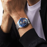 Tag Heuer Formula 1 Gulf Chronograph Blue Dial Silver Steel Strap Watch for Men - CAZ101AT.BA0842