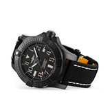 Breitling Avenger Automatic 45 Seawolf Night Mission Black Dial Black Nylon Strap Watch for Men - V17319101B1X1