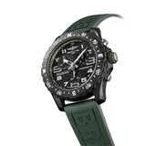 Breitling Endurance Pro Black Dial Green Rubber Strap Watch for Men - X82310D31B1S1