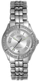 Guess Water Pro Diamonds Silver Dial Silver Steel Strap Watch For Women - G75511M