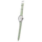 Jam Tangan Tag Heuer Formula 1 Quartz Diamonds Mother of Pearl Dial Green Leather Strap untuk Wanita - WBJ131A.FC8249