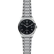 Tudor 1926 Automatic Black Dial Silver Steel Strap Watch for Men - M91650-0002
