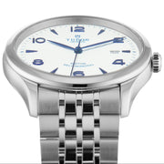Tudor 1926 Automatic White Dial Silver Steel Strap Watch for Men - M91650-0005