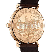 IWC Portofino Automatic Grey Dial Brown Leather Strap Watch for Men - IW356511
