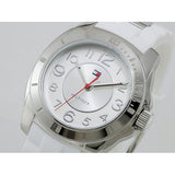 Tommy Hilfiger K2 White Dial White Rubber Strap Watch for Women - 1781306