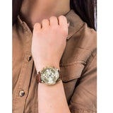 Tommy Hilfiger Claudia Rose Gold Dial Brown Leather Strap Watch for Women - 1781818