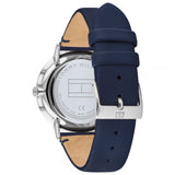 Tommy Hilfiger Jenna White Dial Blue Leather Strap Watch for Women - 1782072