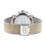 Tommy Hilfiger Jenna Quartz White Dial Two Tone Mesh Bracelet Watch for Women  - 1782074