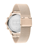 Tommy Hilfiger Blake Quartz Gold Dial Gold Mesh Bracelet Watch for Women - 1782303