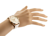 Tommy Hilfiger Brooke Quartz White Dial Cream Leather Strap Watch for Women  - 1782022