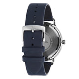 Emporio Armani Analog Quartz Blue Dial Blue Leather Strap Watch For Men - AR1647