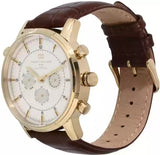 Tommy Hilfiger Harrison White Dial Brown Leather Strap Watch for Men - 1790874