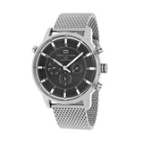 Tommy Hilfiger Harrison Quartz Grey Dial Silver Mesh Bracelet Watch for Men - 1790877