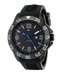 Tommy Hilfiger Sport Multifunction Black Dial Black Rubber Strap Watch for Men - 1790983