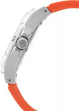 Tommy Hilfiger Analog White Dial Orange Rubber Strap Watch for Men - 1791063