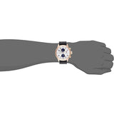 Tommy Hilfiger Trent Quartz White Dial Blue Leather Strap Watch for Men - 1791139