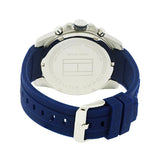 Tommy Hilfiger Denim Blue Dial Blue Rubber Strap Watch for Men - 1791556