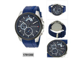 Tommy Hilfiger Decker Quartz Blue Dial Blue Rubber Strap Watch for Men - 1791350