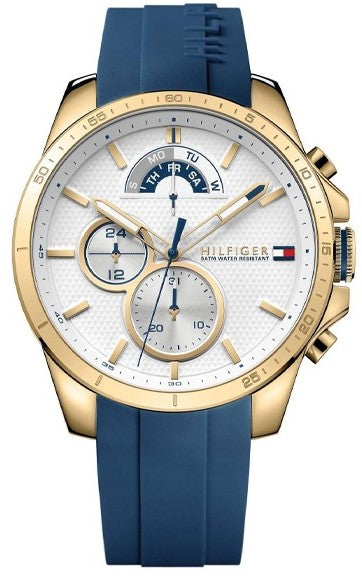 Tommy hilfiger watch shop blue rubber strap