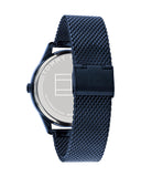 Tommy Hilfiger Damon Quartz Blue Dial Blue Mesh Bracelet Watch for Men - 1791421