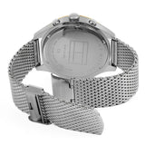 Tommy Hilfiger Gavin Chronograph Quartz Grey Dial Silver Mesh Bracelet Watch for Men - 1791466
