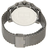 Tommy Hilfiger London Chronograph Grey Dial Grey Mesh Bracelet Watch for Men - 1791530