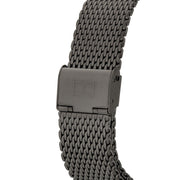 Tommy Hilfiger London Chronograph Grey Dial Grey Mesh Bracelet Watch for Men - 1791530
