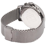 Tommy Hilfiger London Chronograph Grey Dial Grey Mesh Bracelet Watch for Men - 1791530