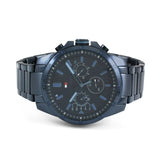 Tommy Hilfiger Decker Chronograph Blue Dial Blue Steel Strap Watch for Men - 1791560