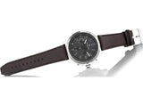 Tommy Hilfiger Decker Grey Dial Brown Leather Strap Watch for Men - 1791562